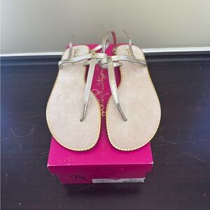 Gold Women's Sandals by Lilly Pulitzer